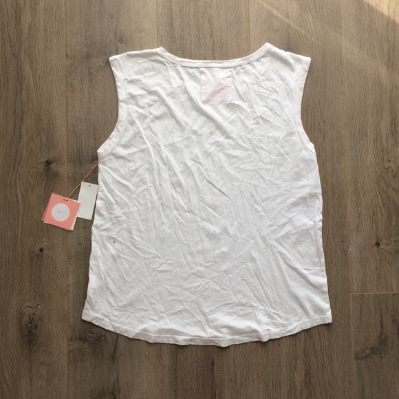 ban.do Cotton Make It Rain Rainbows Tank Top Shirt - Picture 6 of 6